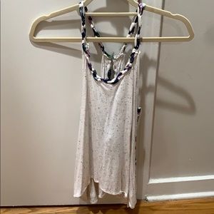 open back braided tank